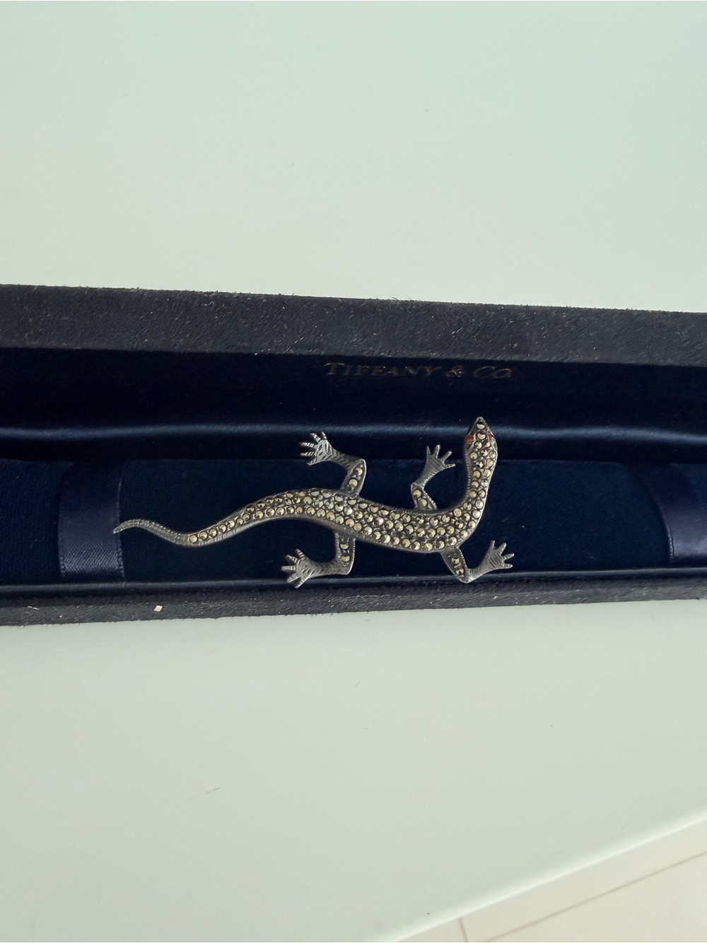 Vintage Gecko Broach